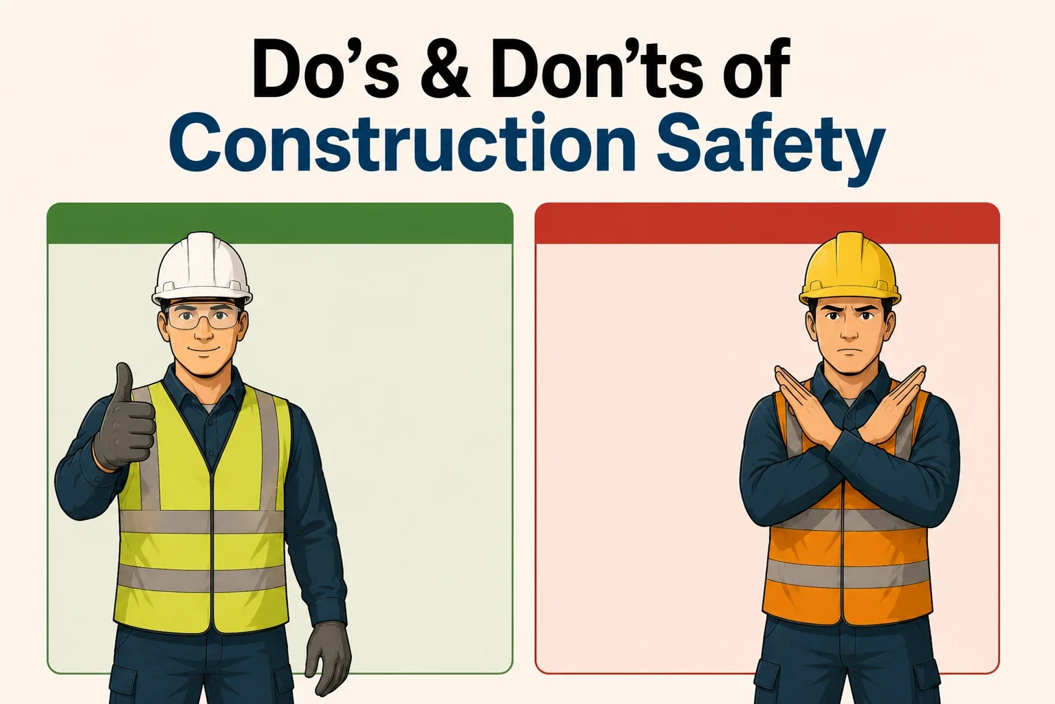 Do's & Don'ts of Construction Safety